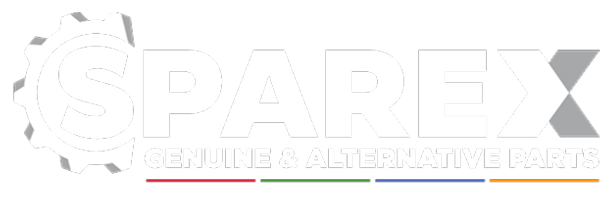 Diversi trattori e macchine agricole di varie marche e modelli erano allineati, rappresentando l'ampia gamma di attrezzature coperte dall'offerta di ricambi originali disponibile presso Sparex.
